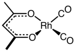 Image illustrative de l’article Acétylacétonate de rhodium(I) dicarbonyle
