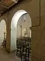 Vue par la seconde grande arcade du nord.