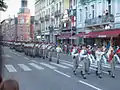 Soldats du 152e&nbsp;RI lors du défilé de la Fête nationale en 2010.