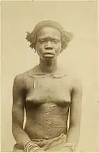 Femme Zande, 1877-1880.