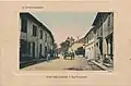 Carte postale, "la côte d'argent" Rion la rue principale, début XX