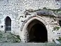 Le voûtement en ogive de la grotte Charles VII (nov.&nbsp;2012)
