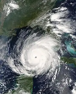 Ouragan Rita, le 21 septembre 2005 à 12&nbsp;h&nbsp;10 EDT.