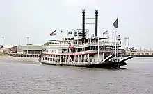 Bateau fluvial Natchez sur le Mississippi.