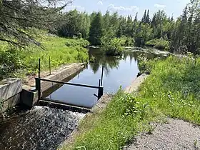 Barrage, rivière à la Tortue, secteur Lac-à-la-Tortue, Shawinigan