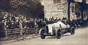 Robert Benoist vainqueur en 1925, sur Delage DH.