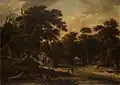 Cabanes paysannes dans un bois, Musée Städel, Francfort.