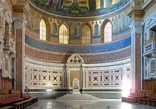 Trône papal, archibasilique Saint-Jean de Latran, Rome