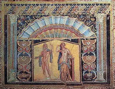 Mosaïque de la maison de Neptune et d'Amphitrite, Herculanum