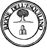 Blason du rione de l'Esquilin.