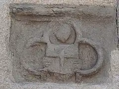 Bas-relief de l'ancien château.