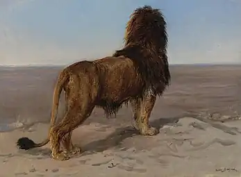 Lion (Le guetteur)Rosa BonheurCollection privée, Vente 2007