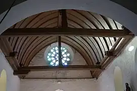 La nef et la rosace.