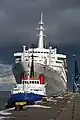 Le ss Rotterdam peu après son arrivée à Gdansk.