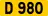 D 980