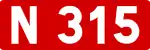 Cartouche de la route