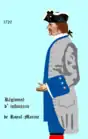 régiment Royal-La Marine de 1720 à 1734