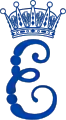 Monogramme de la princesse Eugénie