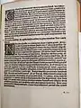 Rubrication dans Concordantia Astronomiae, texte imprimé de 1490.