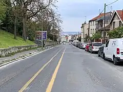 La rue en avril 2021.