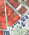 La rue, sous son nom de « rue Rambuteau » - plan de Paris d'Ambroise Tardieu - 1839