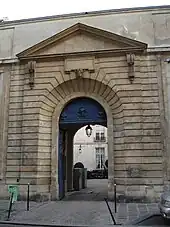 Entrée de l'hôtel.