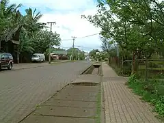 Rue transversale de Hanga Roa