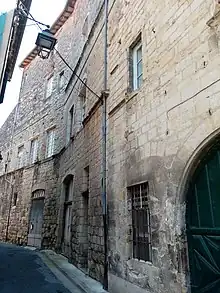 Vieux Castres Médiéval, vestige de l'ancien évêché au XIVe&nbsp;siècle rue des Capitouls