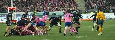 Le Stade au Stade de France, contre le Stade français (janvier 2007);
