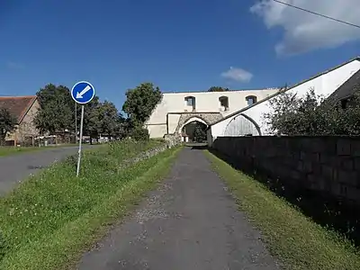 Les ruines de l'abbaye.