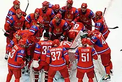 Photo de l'équipe russe.