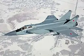 Vue de l'avion.