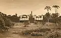 Un des bastions vu de l'intérieur du fort dans les années 1920.