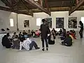 Séance de médiation.