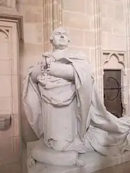 Statue de François-Marie Trégaro en la cathédrale Notre-Dame de Sées.
