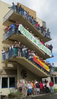 Photo de groupe lors du 87e&nbsp;congrès en 2014 à Dinan