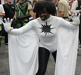 Cosplay de Monica Rambeau, en tant que Captain Marvel.
