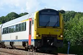 AR41 sur la ligne 132 entre Charleroi et Jamioulx.