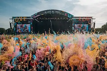 La Color Party lors de l'édition 2019.