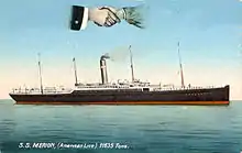 carte postale colorée du Merion