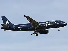 Un Airbus A320 d'Astra Airlines