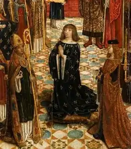 Guillaume Briçonnet couronne Louis&nbsp;XII dans la cathédrale de Reims.