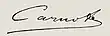 Signature de Sadi Carnot