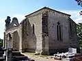Vue sud-est de l'église (août&nbsp;2012)