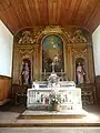 L'intérieur de l'église Saint-Côme-et-Saint-Damien.