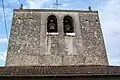 Le clocher-mur de l'église (sept.&nbsp;2011)