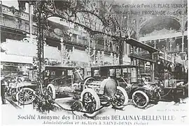 Les Établissements Delaunay-Belleville à Saint-Denis au début du XXe&nbsp;siècle.
