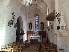 La nef sud.