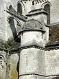 Déambulatoire, tourelle d'escalier côté sud.