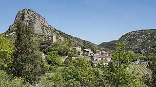 Vue générale sur le village de Saint-Jean-de-Buèges.